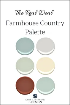 Sherwin Williams: 3 Palettes Paint Country House of Neutral Farmhouse - Kylie M Interiors