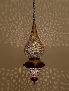 چراغ های آویز مراکشی لامپ های لامپ سقفی |  اتسی