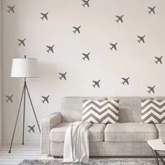 Flugzeug junge Schlafzimmer Aufkleber Flugzeug Wand-Dekor |  اتسی