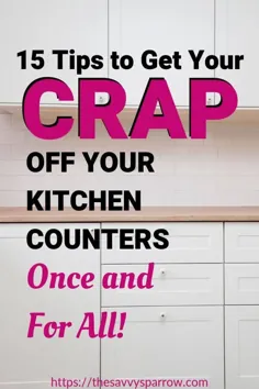 چگونه می توان شمارنده های آشپزخانه را به سرعت پاک کرد