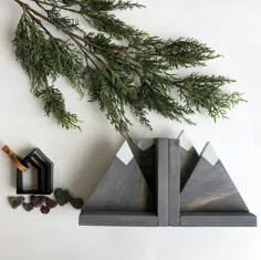 Mountain Bookends قفسه دکور اتاق کودک دکور اتاق کودک |  اتسی