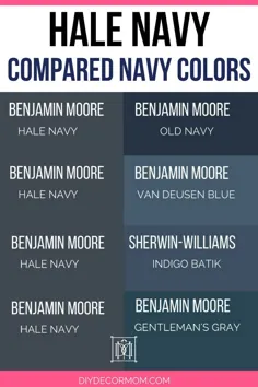 Benjamin Moore Hale Navy: The Classic Navy Paint Colour