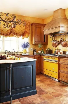 10 ایده طراحی داخلی آشپزخانه زرد تازه