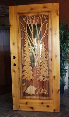 درهای جلوی چوبی تراشیده شده |  شرکت Great River Door
