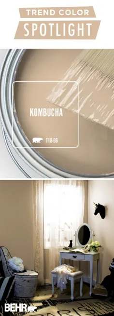 Trend Color Spotlight: Kombucha |  رنگارنگ BEHR