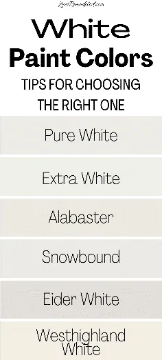 بهترین رنگهای سفید رنگ شروین ویلیامز