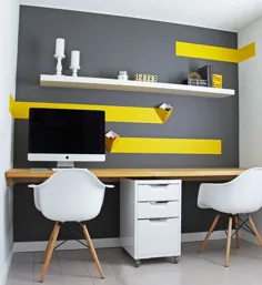 فضای کاری خود را انرژی دهید: 30 دفتر خانه با تابش زرد