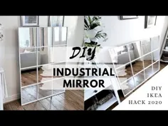 آموزش آینه ارزان DIY |  آینه مشبک DIY INDUSTRIAL |  IKEA HACKS 2020 |  آینه دیواری DIY ارزان