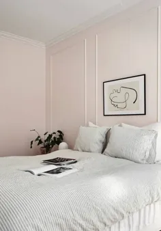 یک اتاق خواب پودری که به آن نگاه می کند - COCO LAPINE DESIGN