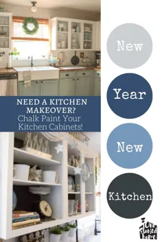 کابینت آشپزخانه نقاشی CHALK - دو سال بعد