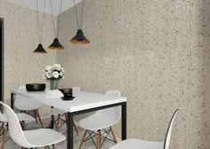 دیوارپوش کاغذ دیواری قهوه ای و طلایی درمان دیوار ابریشم |  اتسی