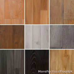 کفپوش وینیل Lino Wood Plank رول با کیفیت ضد لغزش آشپزخانه حمام 2 متر 3 متر 4 متر |  eBay