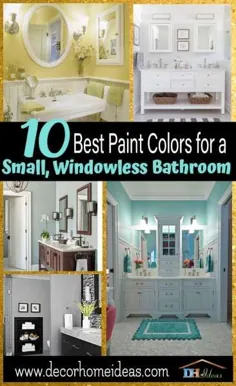 10 بهترین رنگ برای حمام کوچک بدون پنجره