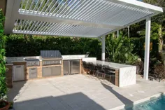 آشپزخانه فضای باز سفارشی در میامی ساحل - لوکسپاتیو