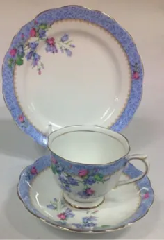 teatime.quenalbertini: Royal Albert English Vintage China Tea Cup Tea Cup Trio |  eBay