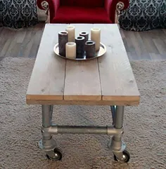 45+ ایده میز میز قهوه ساز ساخته شده با لوله و اتصالات