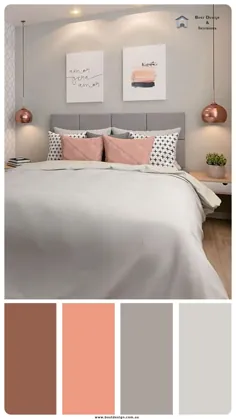 پالت رنگی برای اتاق خواب