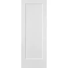 Masonite Lincoln Park 30 در x 80 اینچ سفید 1 صفحه ای جامد از هسته جامد با روکش ورق کامپوزیت ورق درب Lowes.com