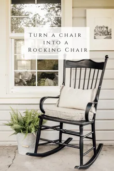 یک صندلی را به صندلی گهواره ای تبدیل کنید