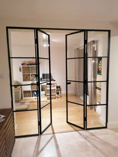 درب های فلزی |  تقسیم کننده دیوار |  درب های شیشه ای سیاه |  طراحی داخلی |  درب های لوکس |  درب های شیشه ای