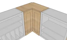 کابینت آشپزخانه: راه حل های کابینت گوشه کور