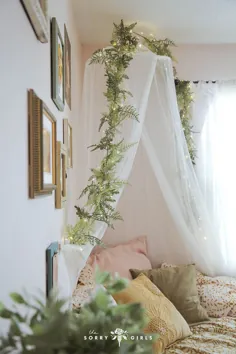 Cottagecore زیبایی اتاق خواب مصنوعی اصلاح شده