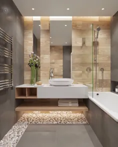 Fliesen in Holzoptik sind voll im Trend!  Weitere Tipps und Tricks zur Badezimmer... - معماری DI