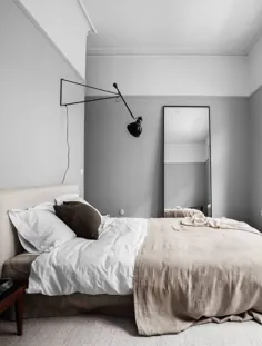 10 دیوار اتاق خواب خاکستری الهام بخش