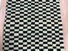 فرش شطرنجی مراکشی فرش شطرنجی بنی اورین ، فرش مراکشی ، فرش بربر ، مراکش بنی اورین