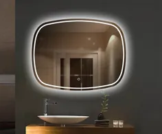 محصولات خانگی LTL آینه دیواری مگنوم LED ، فلزی