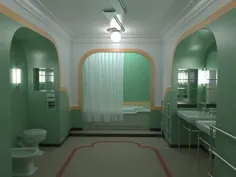 حمام آرت دکو دهه 1920 - پارک استس ، هتل کلرادو