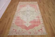 فرش خاموش صورتی فرش فرش منطقه فرش فرش ترکی فرش پشمی |  اتسی