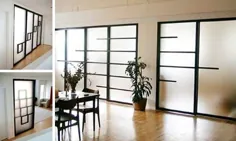 دیوارهای شفاف: 4 طرح مدرن درب کشویی مدرن