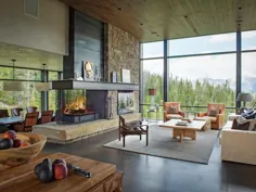 یک خانه کوهستانی مدرن در مونتانا با قیمت 7 میلیون دلار به فروش می رسد
