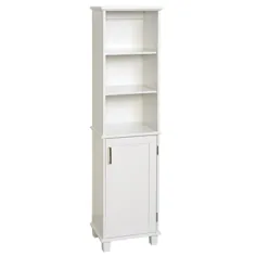 Glacier Bay Shaker Style 16 in W W 12 in. D x 62.25 in. کابینت H Linen in White-5348WWHD - The Home Depot