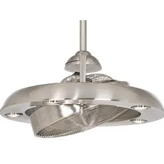 پنکه سقفی 5-سبک نور نیکل Possini Euro Segue 24 "-W - # N4214 | Lamps Plus