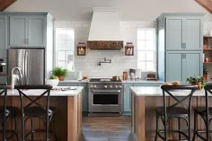 10 ایده درخشان ترین طراحی آشپزخانه تراشه و جوانا که تا به حال در "Fixer Upper" داشته اید