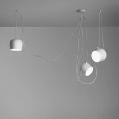 AIM کوچک - چراغ آویز سقفی LED به رنگ برنز سیاه یا سفید