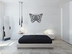 دیوار فلزی پروانه ای Butterfly WallBetroom Metal Butterfly Wall |  اتسی