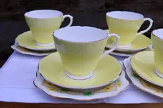چای برای دو نفر.  بشقاب فنجان چای سه تایی و چای ناسازگار |  اتسی