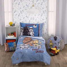 ستارگان Star Wars Rule the Galaxy 4-Piece Toddler Set Bed - Walmart.com