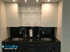 قفسه خشک کردن DripDry |  متناسب با همه کابینت ها |  ظرف قفسه مخفی کابینت