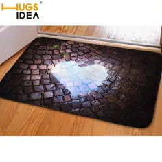 12.99 USD 35٪ تخفیف | HUGSIDEA 3D چاپ قلب خنده دار Doormat فرش ضد لغزش فرش ضد لغزش برای اتاق نشیمن مات کف کف درب آشپزخانه | فرش فرش | فرش کف فرش فرش نرم - AliExpress