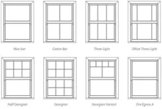 Sash Windows Styles انگلستان |  سبک های پنجره ارسی کشویی uPVC