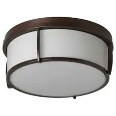 KATTARP لامپ سقفی ، مشکی شیشه ای - IKEA