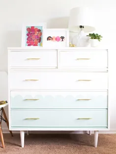 Makeover Modern Tallboy Dresser Chalk Pod Makeover - Sarah Hearts