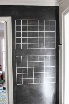 تقویم دیواری تخته سیاه DIY