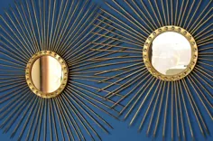 آینه آفتاب پر زرق و برق آینه ستارگان آینه دیواری |  اتسی