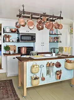 شیک ترین ایده های Pegboard آشپزخانه Pinterest - زندگی در فضای کوچک