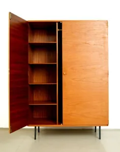 60er Jahre Teak Kleiderschrank (320) ›Magasin Möbel› vintage، midcentury modern